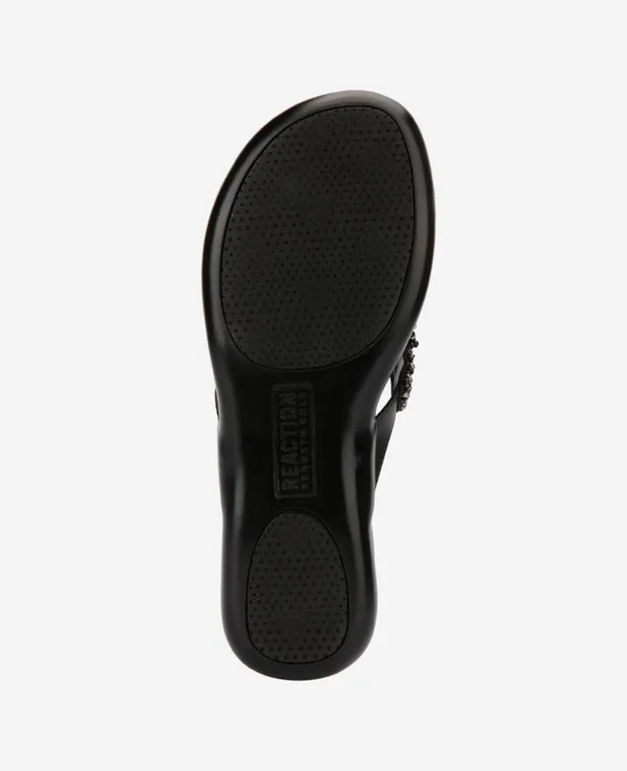 Sandals and Wedges Women Kenneth Cole Glamathon Thong Sandal Black