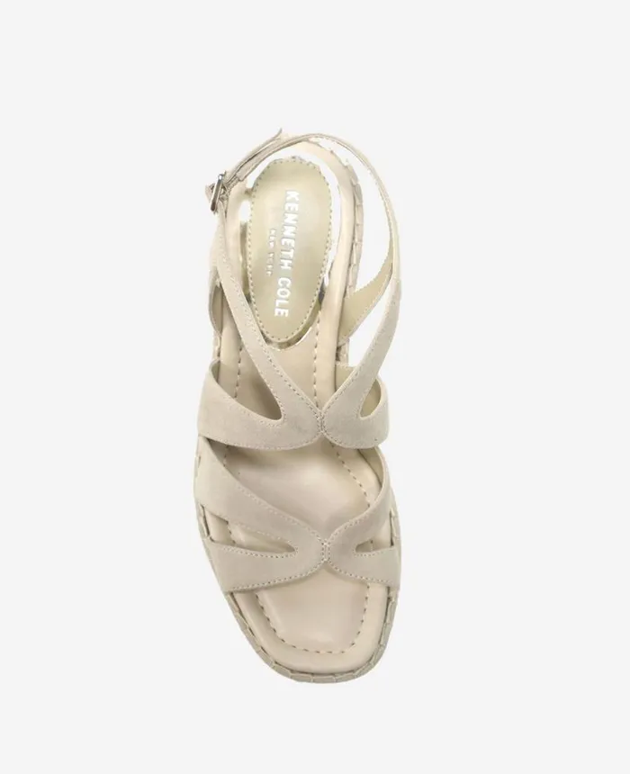 Sandals and Wedges Women Kenneth Cole The Solace Platform Espadrille Wedge Sandal Almond Suede Sandals and Wedges Women Kenneth Cole The Solace Platform Espadrille Wedge Sandal Almond Suede