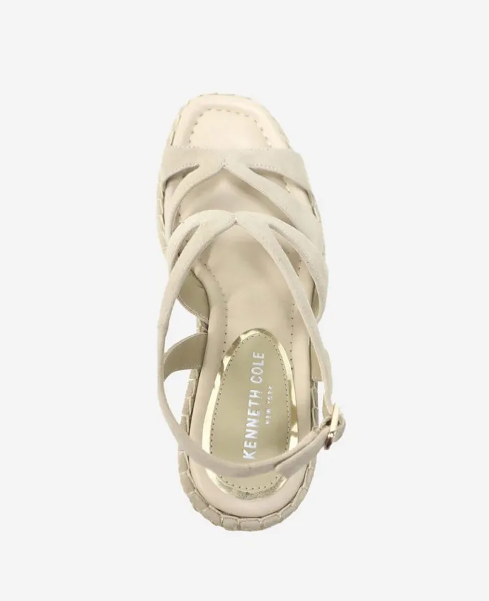 Sandals and Wedges Women Kenneth Cole The Solace Platform Espadrille Wedge Sandal Almond Suede Sandals and Wedges Women Kenneth Cole The Solace Platform Espadrille Wedge Sandal Almond Suede