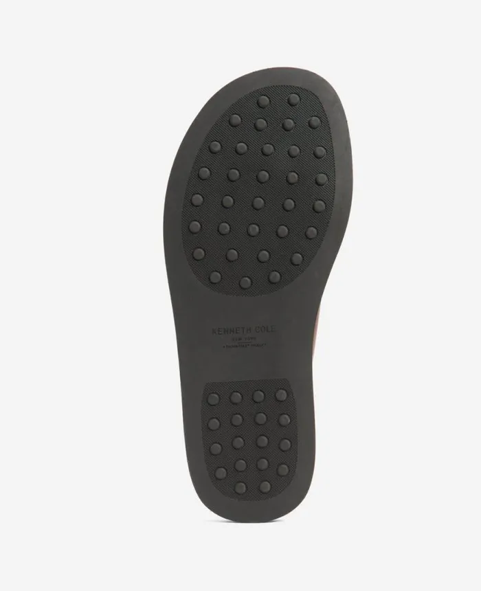 Sandals Men Kenneth Cole Ideal Leather Slide Sandal Brown Sandals Men Kenneth Cole Ideal Leather Slide Sandal Brown