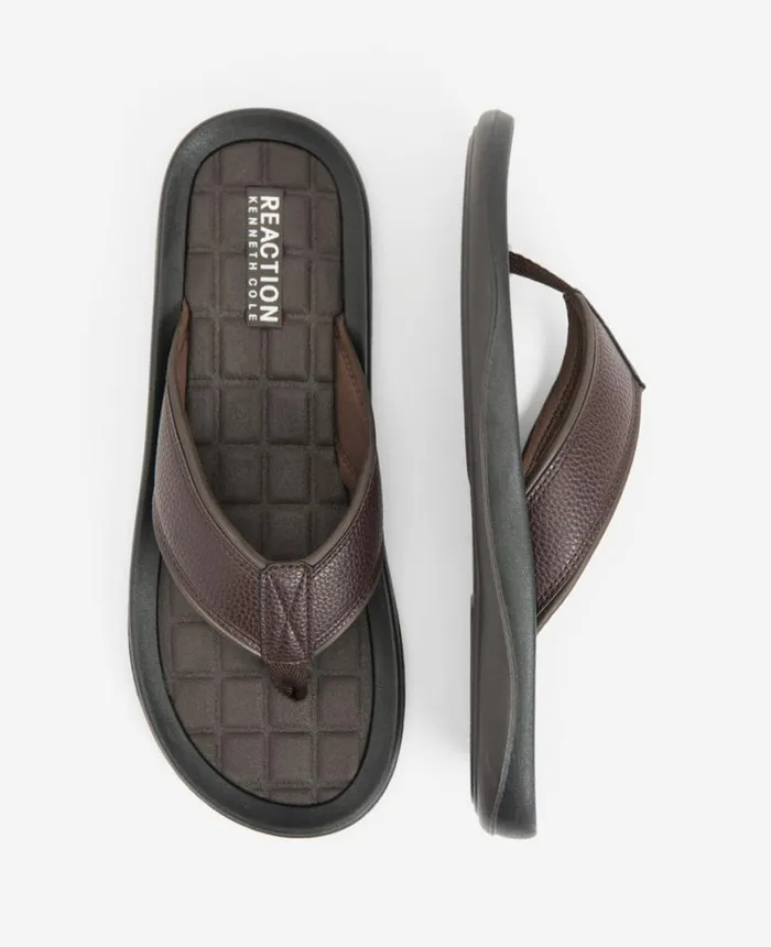 Sandals Men Kenneth Cole REACTION 8211 Four Sandal Brown Sandals Men Kenneth Cole REACTION 8211 Four Sandal Brown
