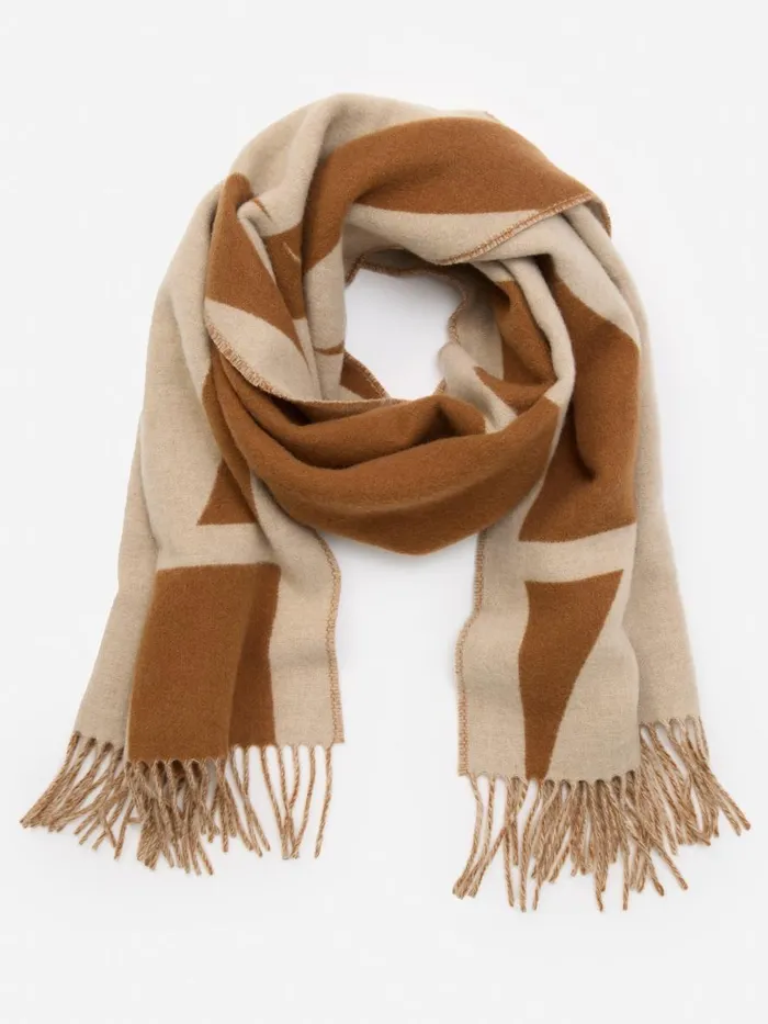Scarves Women JMcLaughlin Barrow Scarf Camellatte