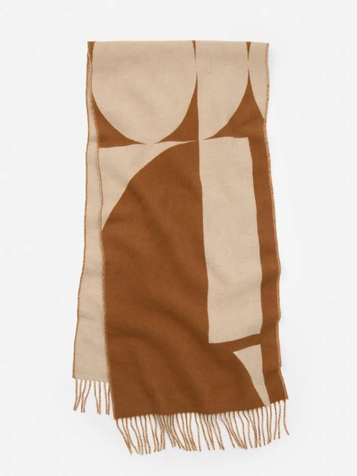 Scarves Women JMcLaughlin Barrow Scarf Camellatte Scarves Women JMcLaughlin Barrow Scarf Camellatte
