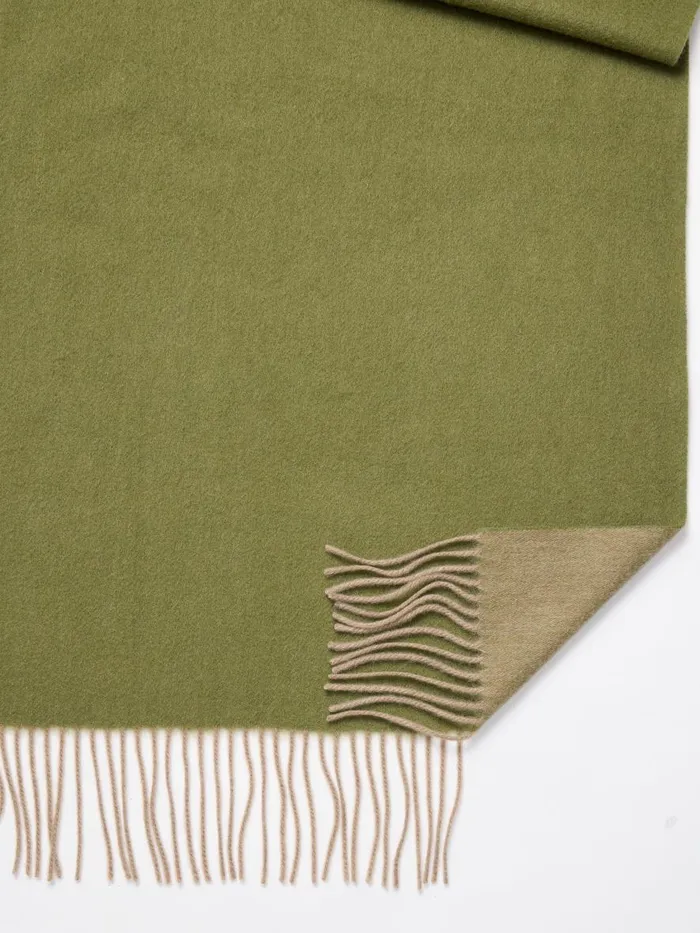 Scarves Women JMcLaughlin Jaipur Cashmere Scarf Olivecamel Scarves Women JMcLaughlin Jaipur Cashmere Scarf Olivecamel