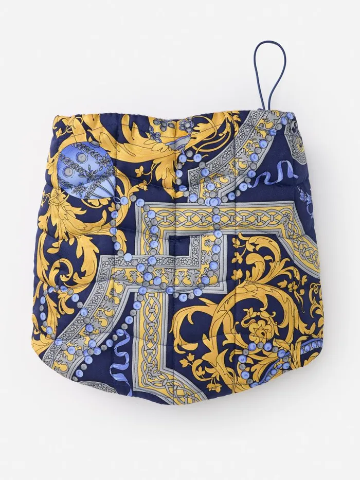 Scarves Women JMcLaughlin Karlie Snood In Faberge Egg Navygoldgray