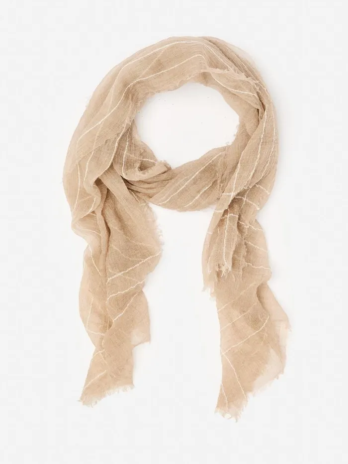 Scarves Women JMcLaughlin Lawton Cashmere Scarf Taupe