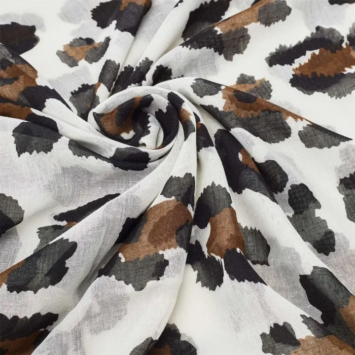 Scarves Women Moda In Pelle Leottie Scarf Natural Leopard Textile Scarves Women Moda In Pelle Leottie Scarf Natural Leopard Textile