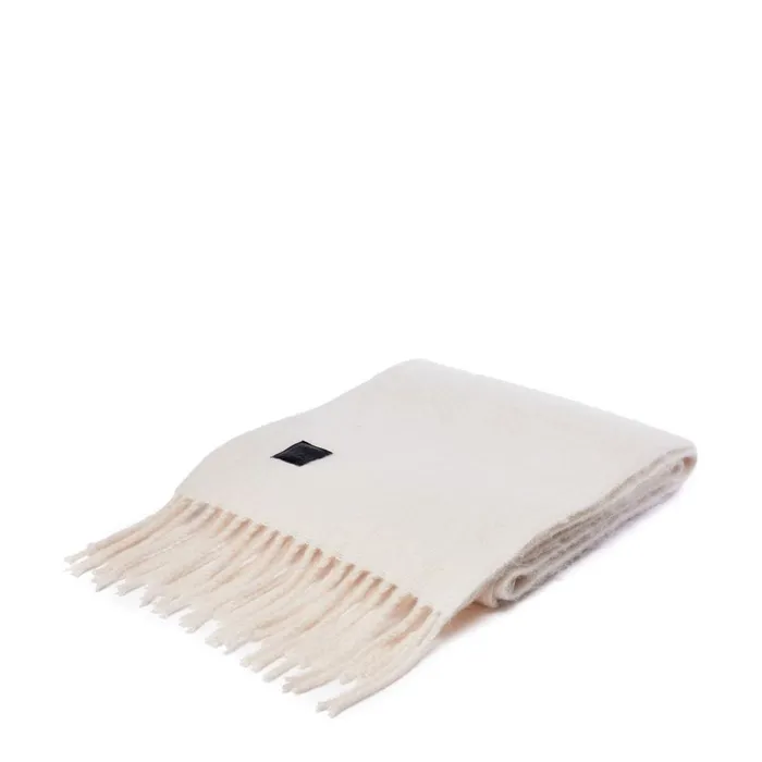 Scarves Women Moda In Pelle Sareyahscarf Cream Textile Scarves Women Moda In Pelle Sareyahscarf Cream Textile