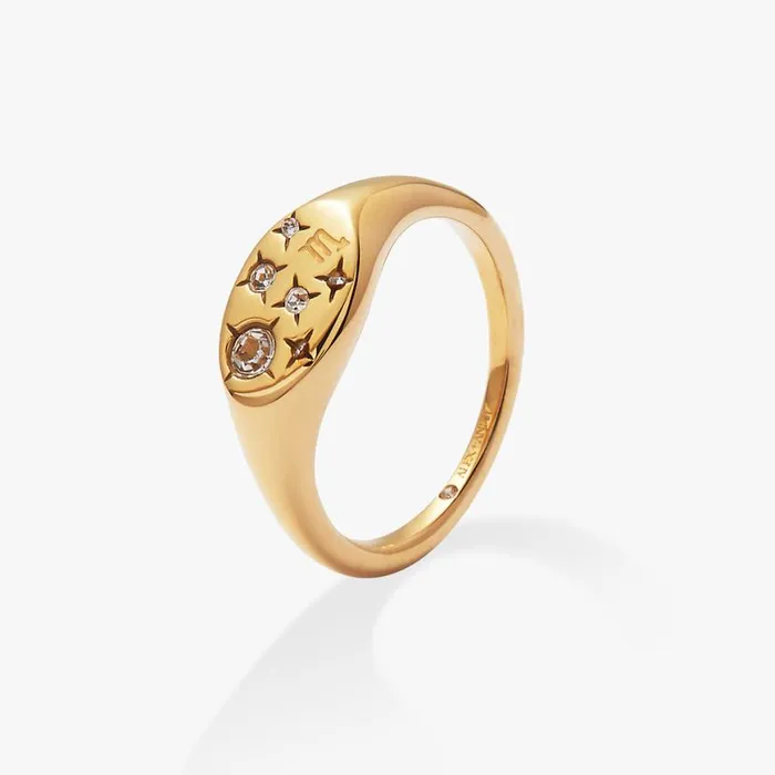 Scorpio Zodiac Ring Stainless Steel Gold Women Alex And Ani Rings