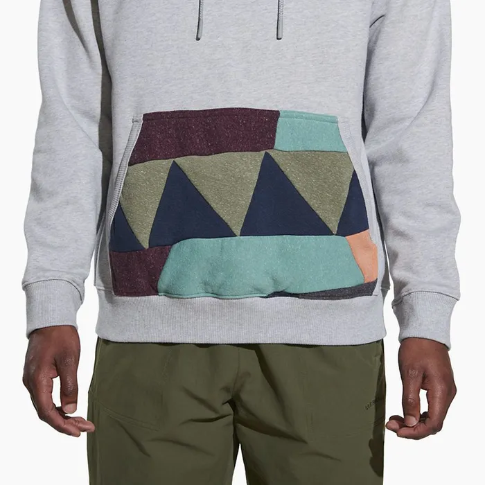Scrap Pullover Hoody Grey Heather Men Merrell Tops