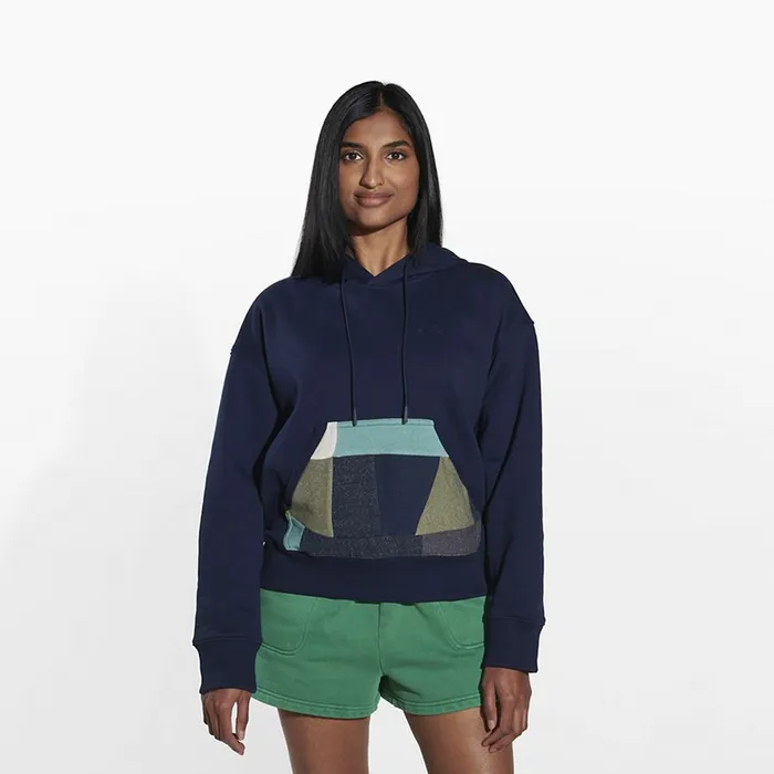 Scrap Pullover Hoody Navy Women Merrell Tops