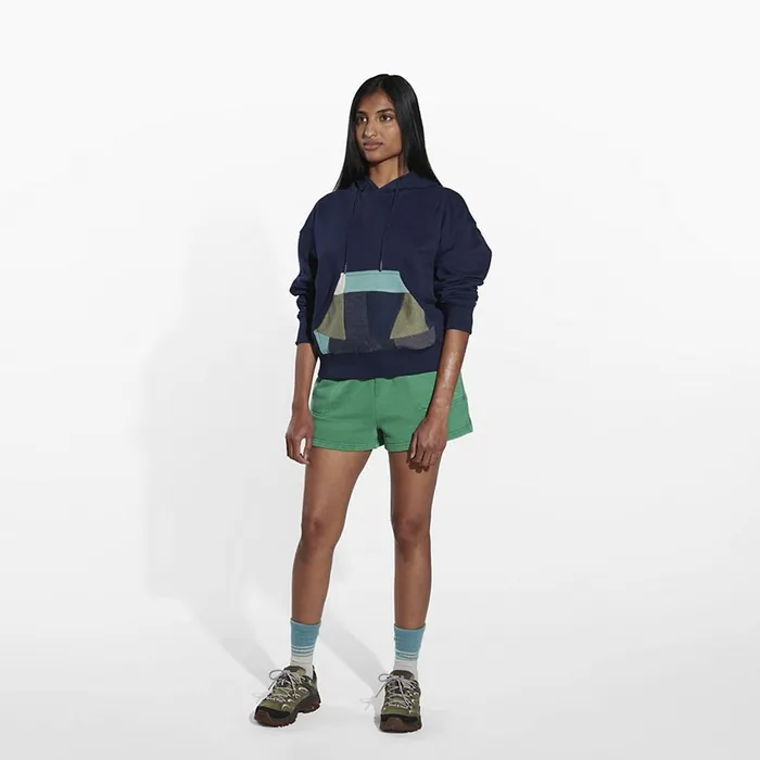 Scrap Pullover Hoody Navy Women Merrell Tops