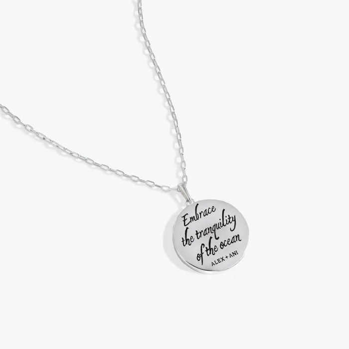 Sea Turtle And Abalone Adjustable Necklace Silver Women Alex And Ani Necklaces Sea Turtle And Abalone Adjustable Necklace Silver Women Alex And Ani Necklaces