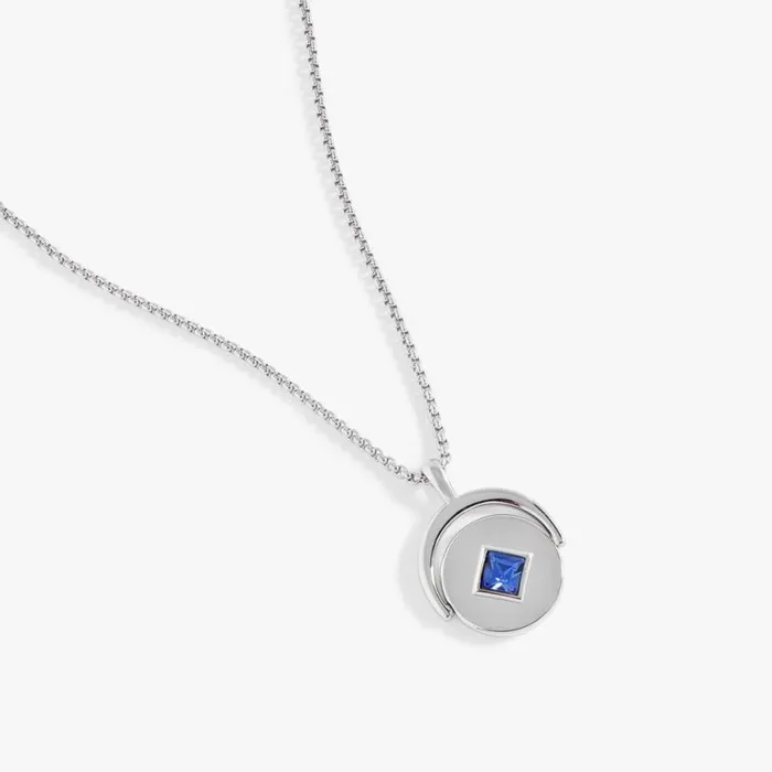 September Birthstone And Flower Flip Charm Necklace Stainless Steel Silver Women Alex And Ani Flower September Birthstone And Flower Flip Charm Necklace Stainless Steel Silver Women Alex And Ani Flower