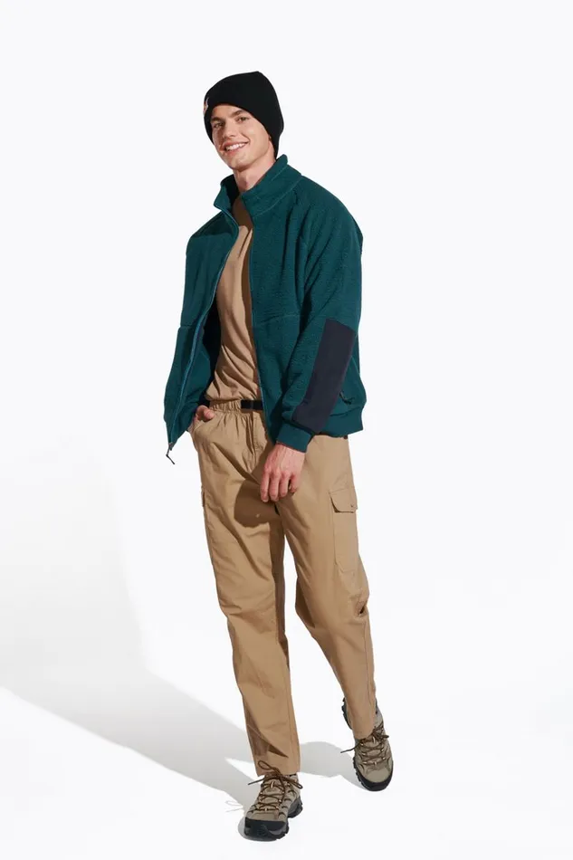 Sherpa Full Zip Sea Moss Men Merrell Tops