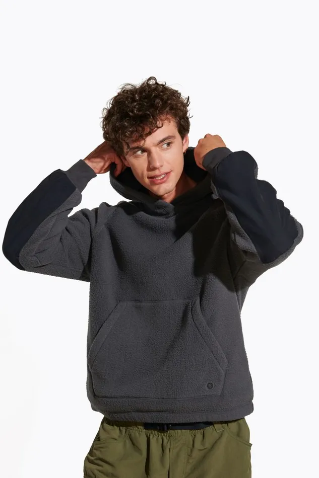 Sherpa Hoody Asphalt Men Merrell Tops