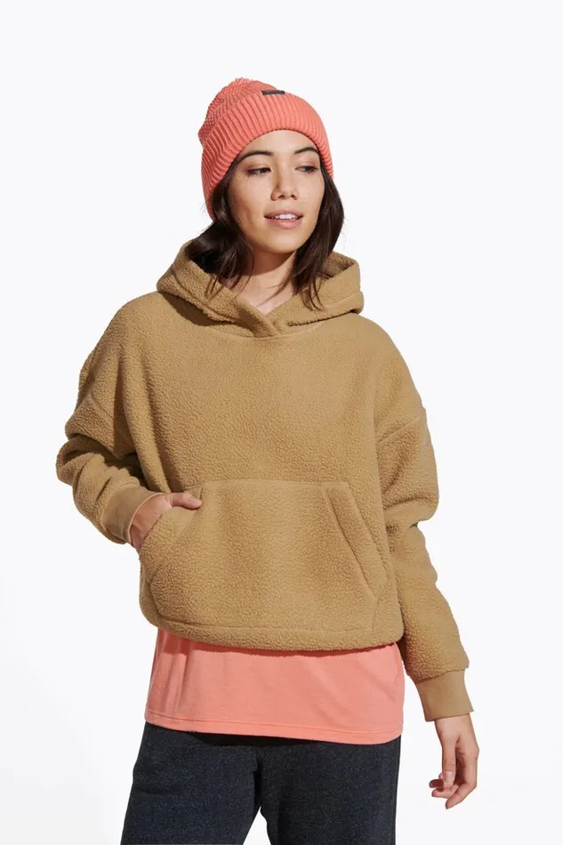 Sherpa Hoody Kelp Women Merrell Tops