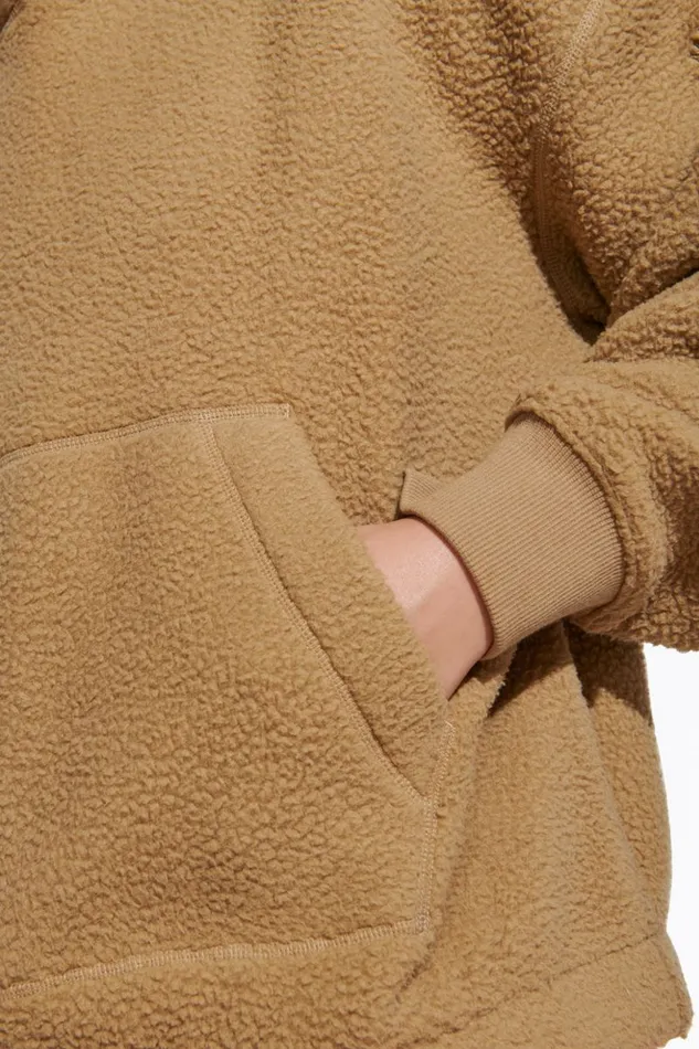 Sherpa Hoody Kelp Women Merrell Tops
