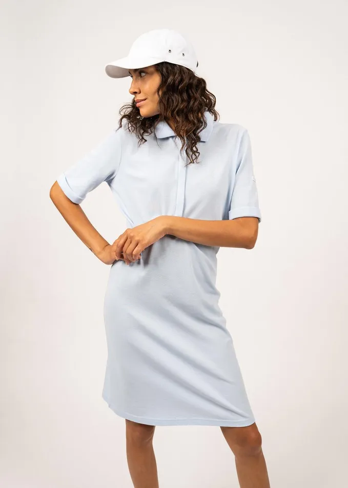Sheryl Cotton Polo Dress Lightblue Women Saint James Dresses Skirts and Pants