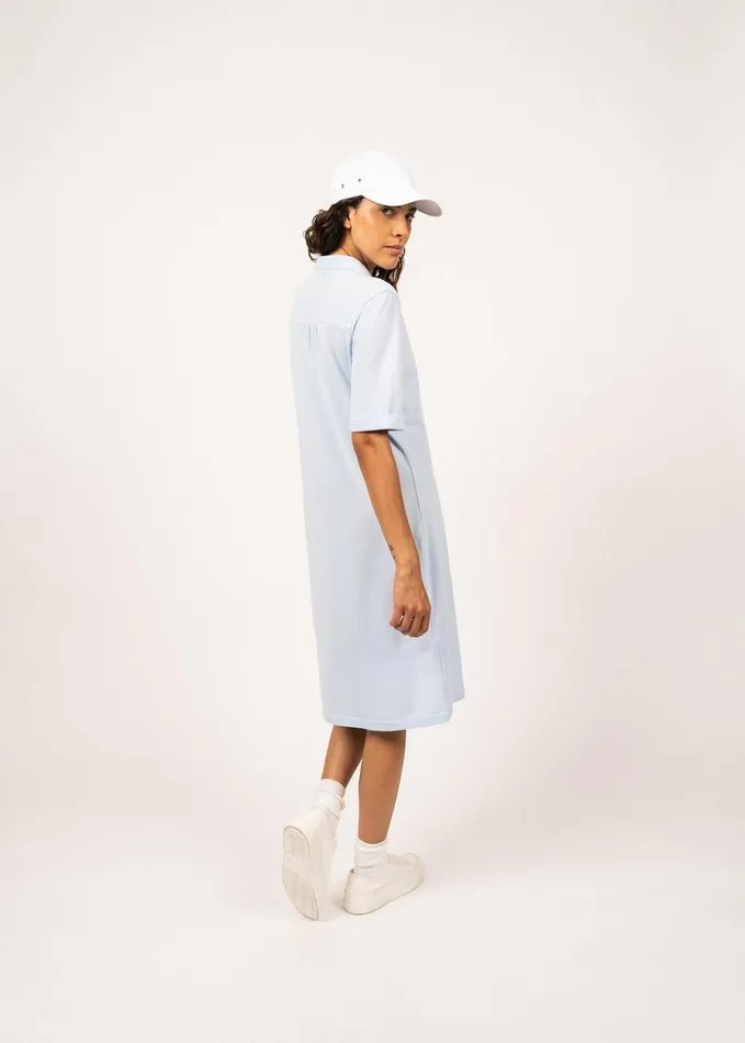 Sheryl Cotton Polo Dress Lightblue Women Saint James Dresses Skirts and Pants