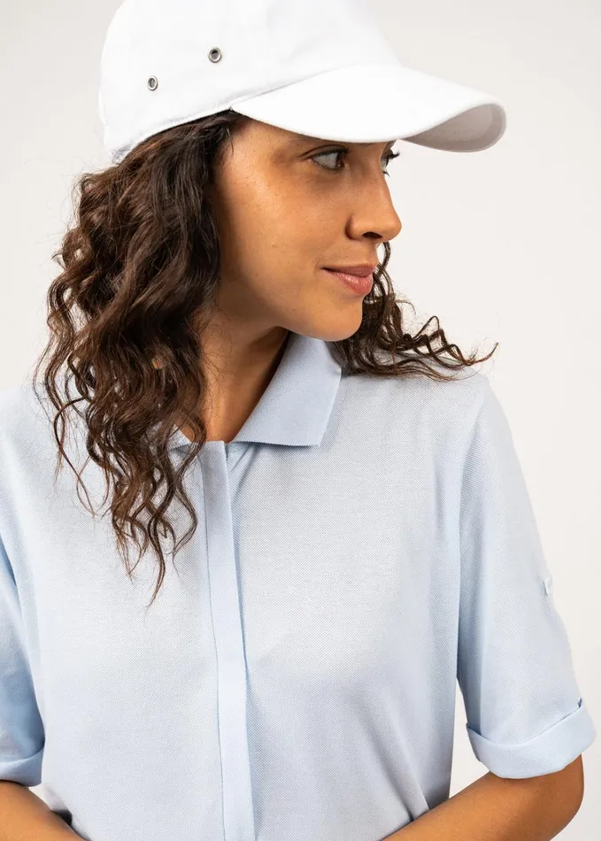 Sheryl Cotton Polo Dress Lightblue Women Saint James Dresses Skirts and Pants