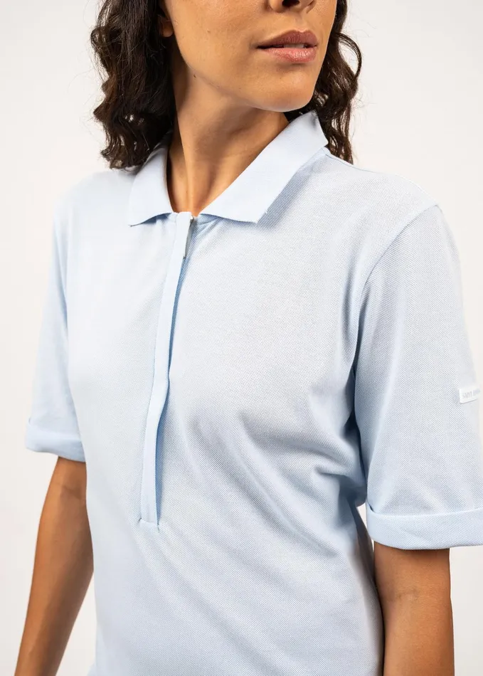 Sheryl Cotton Polo Dress Lightblue Women Saint James Dresses Skirts and Pants