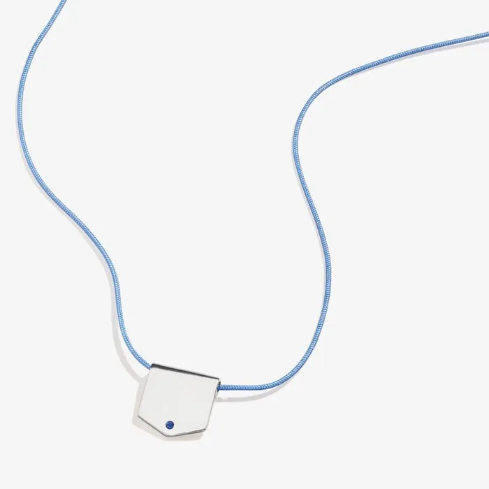 Shield Cord Necklace Sky Blue Shiny Silver Women Alex And Ani Necklaces Shield Cord Necklace Sky Blue Shiny Silver Women Alex And Ani Necklaces