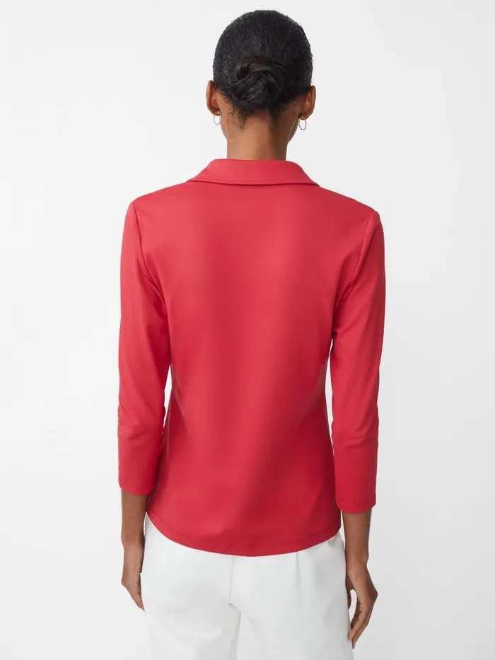 Shirts and Tops Women JMcLaughlin Aida 34 Sleeve Top Fete Red Shirts and Tops Women JMcLaughlin Aida 34 Sleeve Top Fete Red