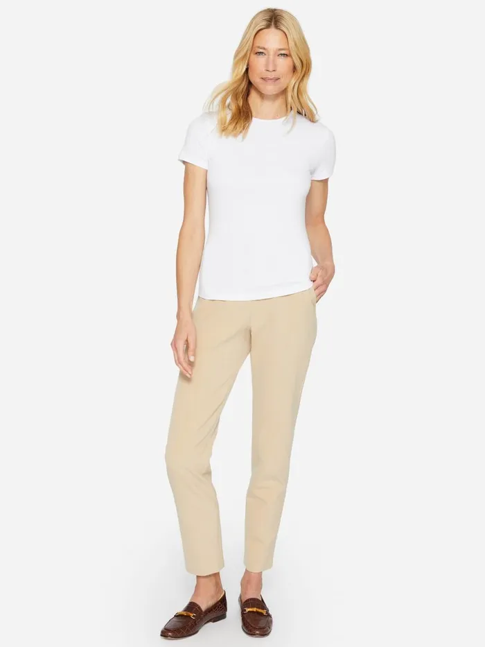 Shirts and Tops Women JMcLaughlin Allie Cap Sleeve Tee White Shirts and Tops Women JMcLaughlin Allie Cap Sleeve Tee White
