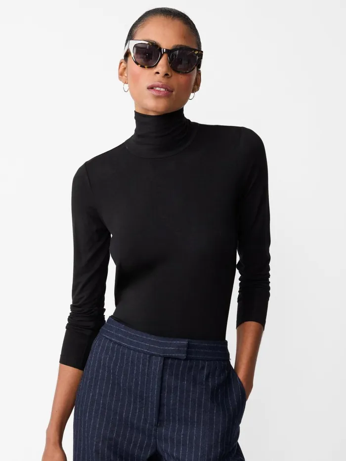 Shirts and Tops Women JMcLaughlin Nadia Turtleneck Black