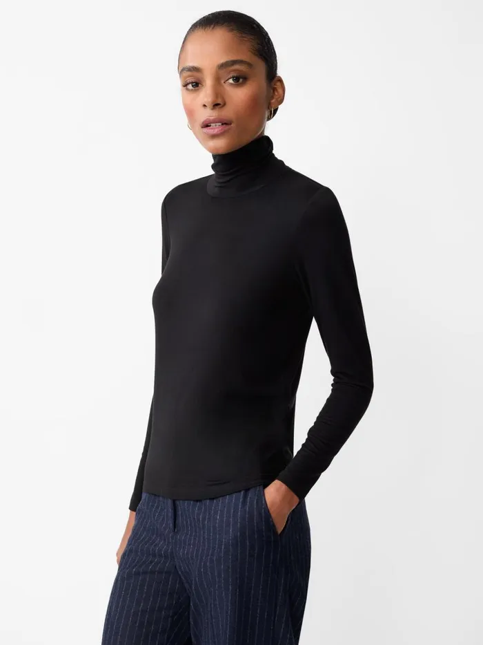 Shirts and Tops Women JMcLaughlin Nadia Turtleneck Black Shirts and Tops Women JMcLaughlin Nadia Turtleneck Black