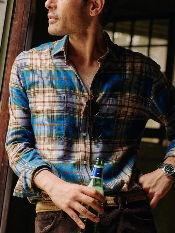 Shirts Men JMcLaughlin Dobson Classic Fit Flannel Shirt In Plaid Burgundygreenblue Shirts Men JMcLaughlin Dobson Classic Fit Flannel Shirt In Plaid Burgundygreenblue