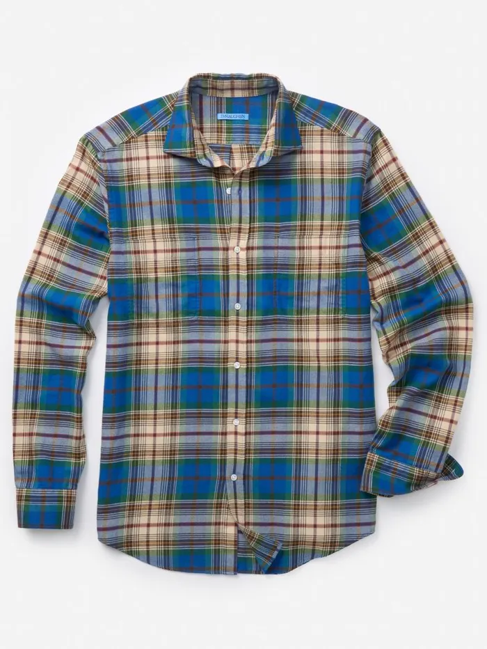 Shirts Men JMcLaughlin Dobson Classic Fit Flannel Shirt In Plaid Burgundygreenblue Shirts Men JMcLaughlin Dobson Classic Fit Flannel Shirt In Plaid Burgundygreenblue