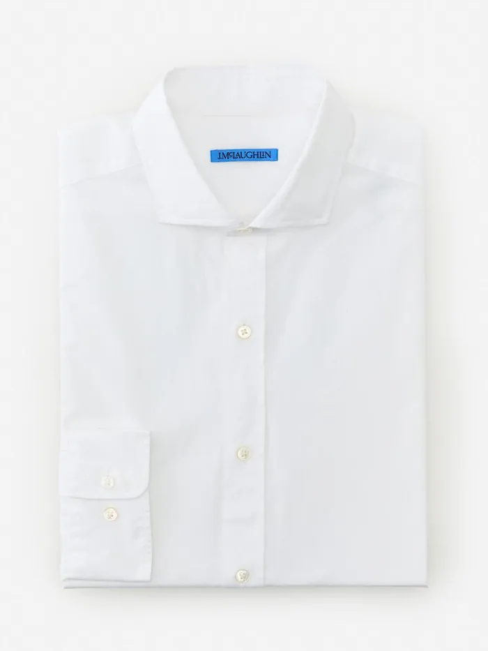 Shirts Men JMcLaughlin Drummond Classic Fit Shirt White
