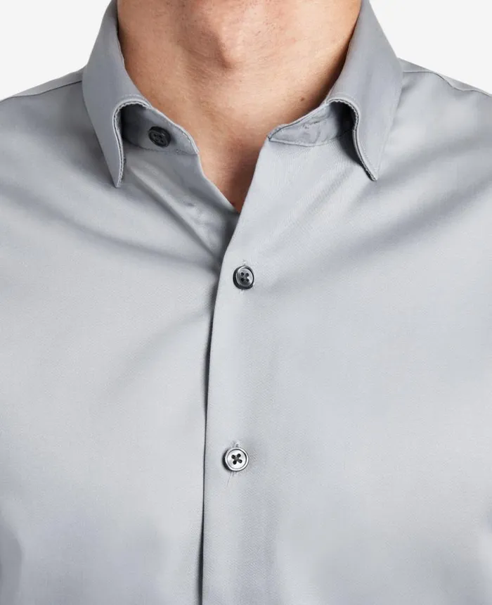 Shirts Men Kenneth Cole RegularFit ButtonDown Stretch Dress Shirt With TEK FIT Flint Shirts Men Kenneth Cole RegularFit ButtonDown Stretch Dress Shirt With TEK FIT Flint