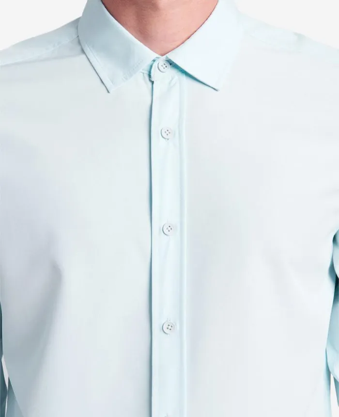Shirts Men Kenneth Cole Stretch Solid ButtonDown Shirt Light Blue Shirts Men Kenneth Cole Stretch Solid ButtonDown Shirt Light Blue