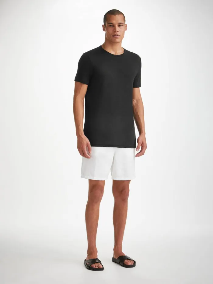 Short Sleeve TShirts Men Derek Rose TShirt Jordan Linen Black