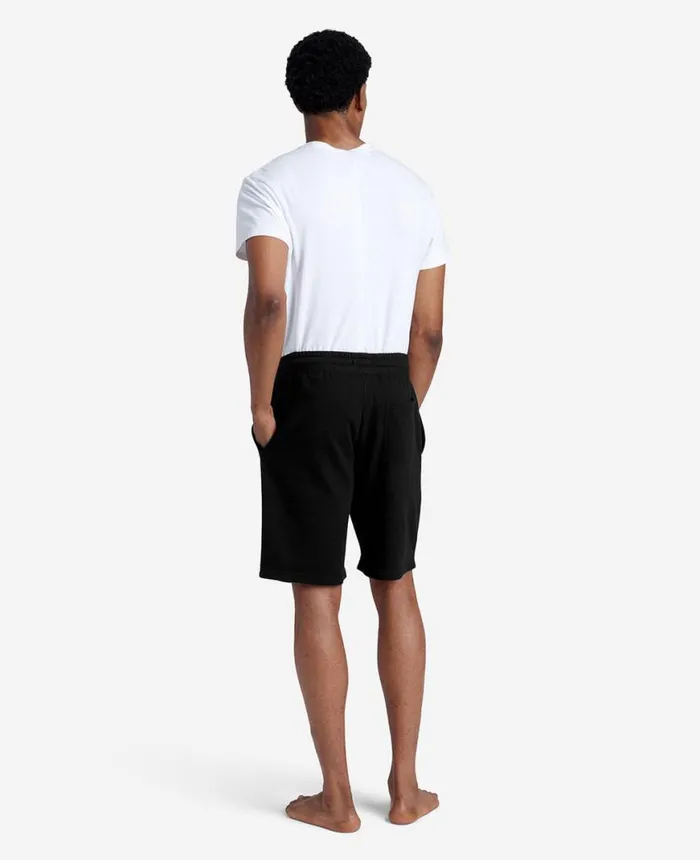 Shorts Men Kenneth Cole French Terry Logo Short Black Shorts Men Kenneth Cole French Terry Logo Short Black