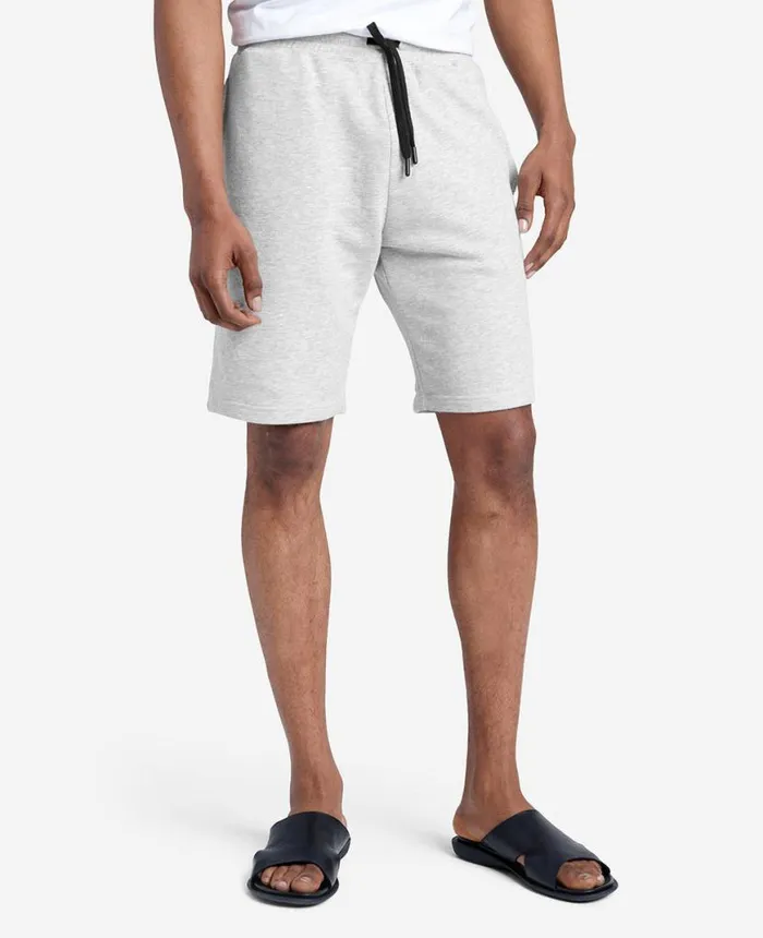 Shorts Men Kenneth Cole French Terry Logo Short Heather Grey