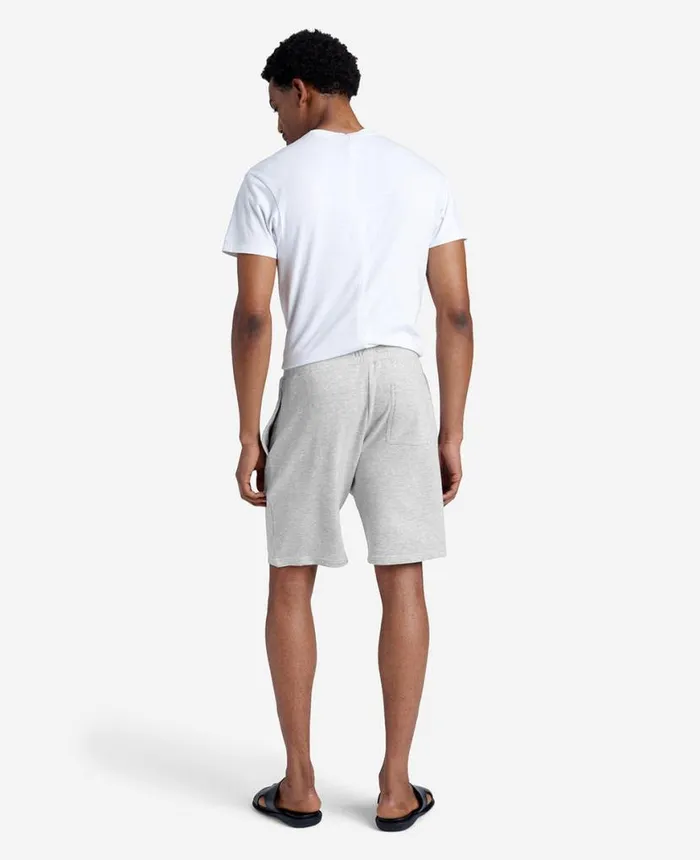 Shorts Men Kenneth Cole French Terry Logo Short Heather Grey Shorts Men Kenneth Cole French Terry Logo Short Heather Grey