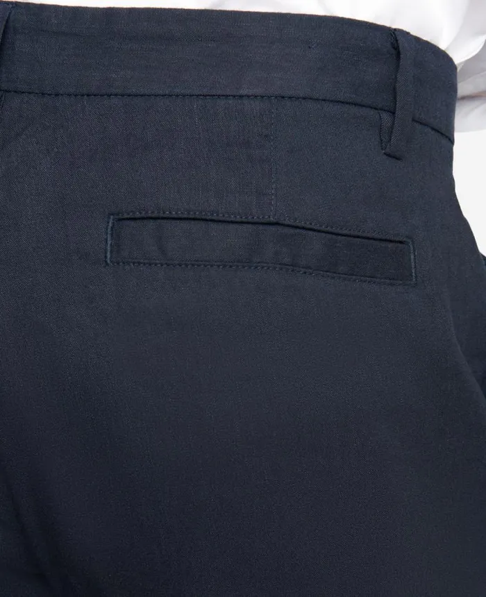 Shorts Men Kenneth Cole Performance Pleated Linen Short Navy Shorts Men Kenneth Cole Performance Pleated Linen Short Navy