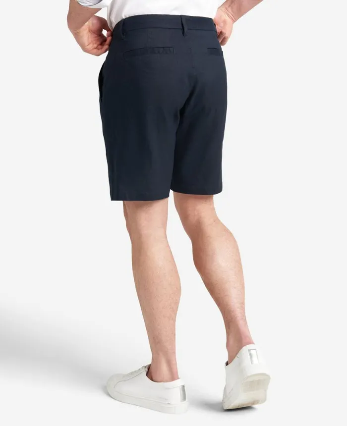 Shorts Men Kenneth Cole Performance Pleated Linen Short Navy Shorts Men Kenneth Cole Performance Pleated Linen Short Navy