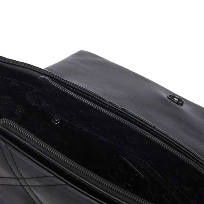 Shoulder Bags Women Moda In Pelle Bea Bag Black Porvair