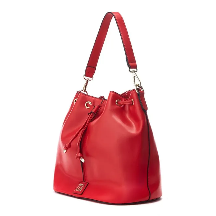 Shoulder Bags Women Moda In Pelle Betty Bag Red Porvair