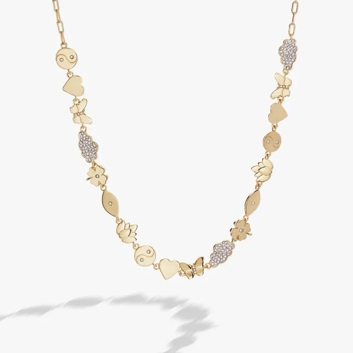 Silver Linings Chain Necklace Two Tone Women Alex And Ani Necklaces