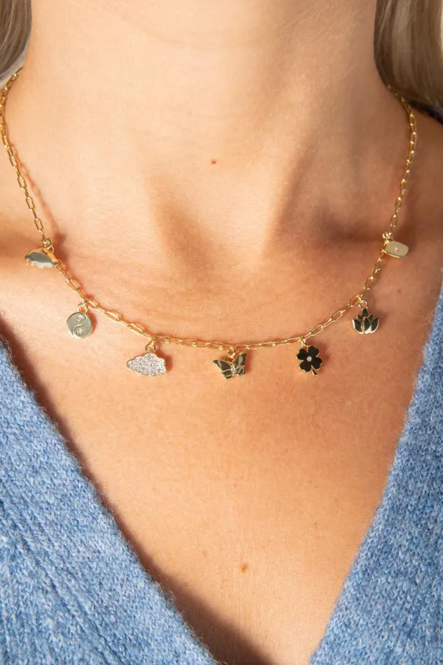 Silver Linings Charm Necklace Two Tone Women Alex And Ani Necklaces Silver Linings Charm Necklace Two Tone Women Alex And Ani Necklaces
