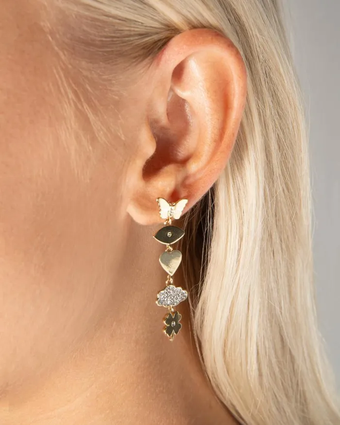 Silver Linings Drop Earrings Two Tone Women Alex And Ani Earrings Silver Linings Drop Earrings Two Tone Women Alex And Ani Earrings