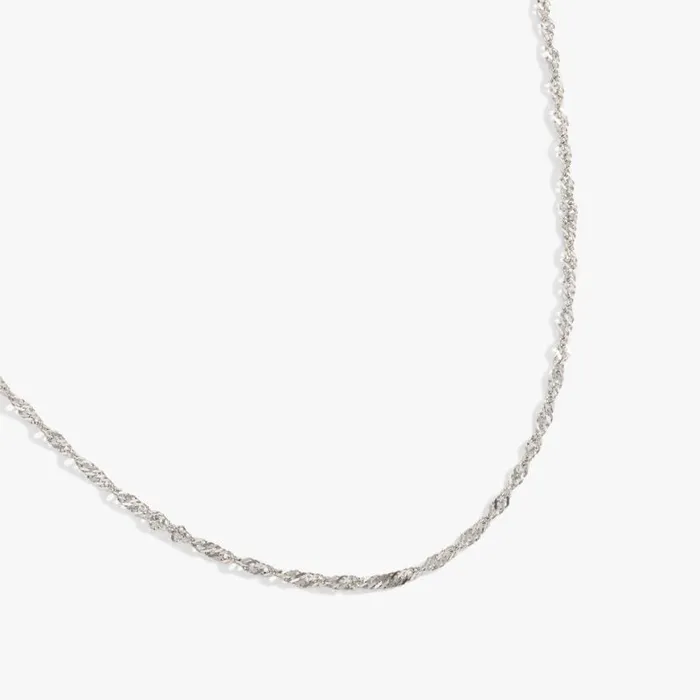 Singapore Chain Charm and Layering Necklace Stainless Steel Silver Women Alex And Ani Chain Or Bracelet Charm Bases Singapore Chain Charm and Layering Necklace Stainless Steel Silver Women Alex And Ani Chain Or Bracelet Charm Bases