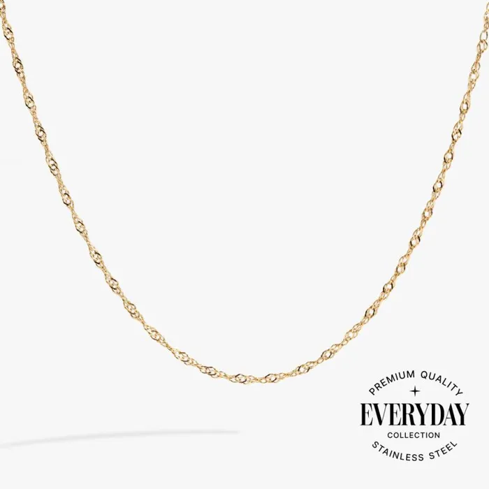 Singapore Chain Charm and Layering Necklace Stainless Steel Silver Women Alex And Ani Chain Or Bracelet Charm Bases