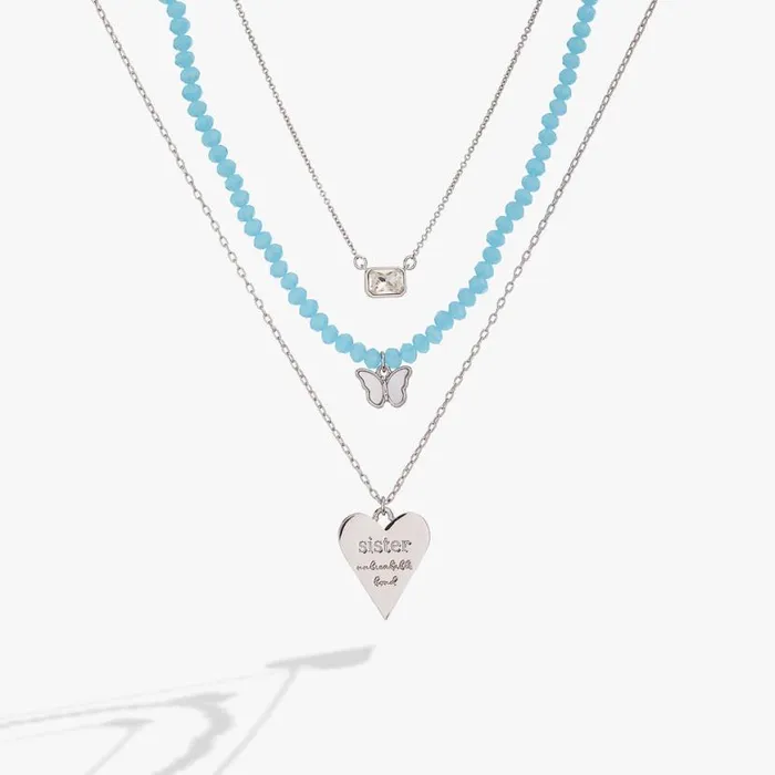 Sister Layered Necklace Set Silver Women Alex And Ani Easter Sister Layered Necklace Set Silver Women Alex And Ani Easter